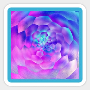 Rainbow Pastel Beehive Honeycomb Sticker